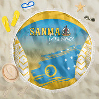 Vanuatu Sanma Day Beach Blanket Special Style - Polynesian Pride