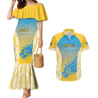 Personalised Vanuatu Sanma Day Couples Matching Mermaid Dress and Hawaiian Shirt Special Style - Polynesian Pride