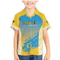 Personalised Vanuatu Sanma Day Family Matching Mermaid Dress and Hawaiian Shirt Special Style - Polynesian Pride