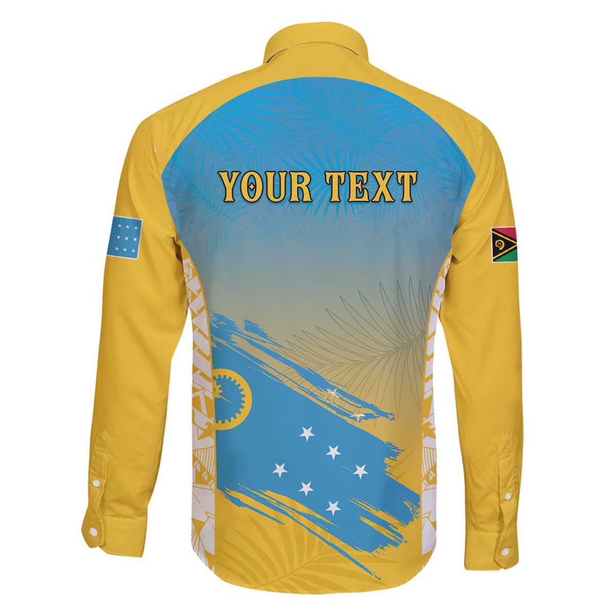 Personalised Vanuatu Sanma Day Family Matching Off The Shoulder Long Sleeve Dress and Hawaiian Shirt Special Style - Polynesian Pride