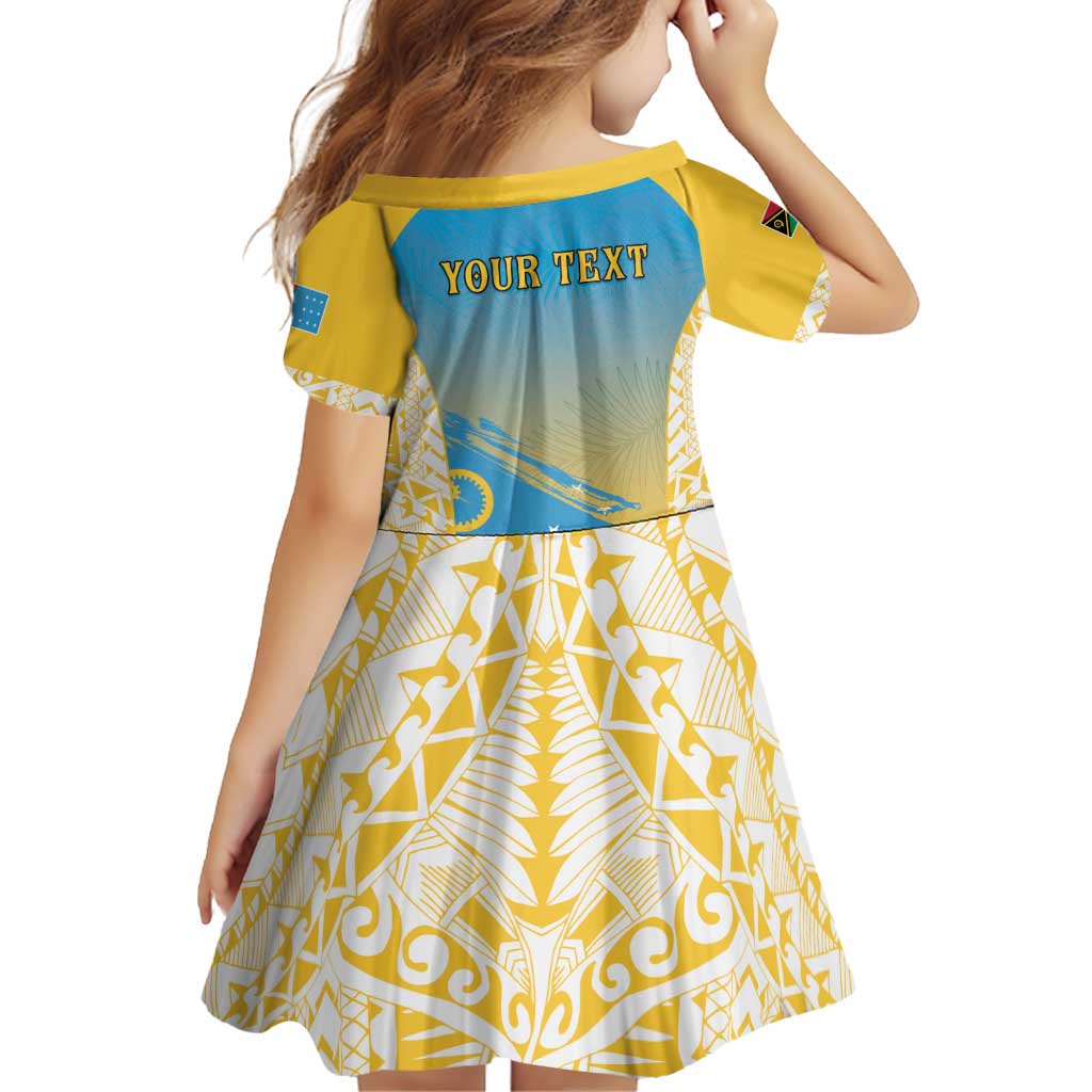 Personalised Vanuatu Sanma Day Family Matching Off Shoulder Short Dress and Hawaiian Shirt Special Style - Polynesian Pride