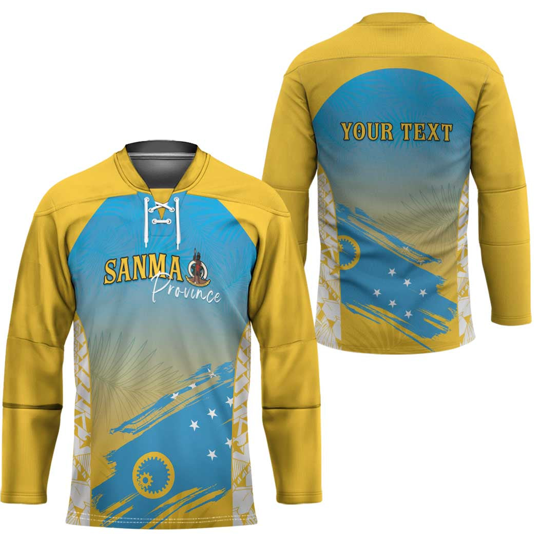 Personalised Vanuatu Sanma Day Hockey Jersey Special Style - Polynesian Pride
