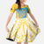 Personalised Vanuatu Sanma Day Kid Short Sleeve Dress Special Style - Polynesian Pride