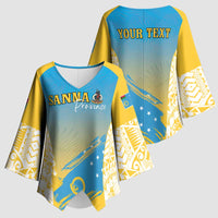 Personalised Vanuatu Sanma Day Kimono Sleeve Blouse Special Style - Polynesian Pride