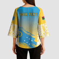Personalised Vanuatu Sanma Day Kimono Sleeve Blouse Special Style - Polynesian Pride