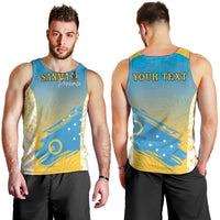 Personalised Vanuatu Sanma Day Men Tank Top Special Style - Polynesian Pride