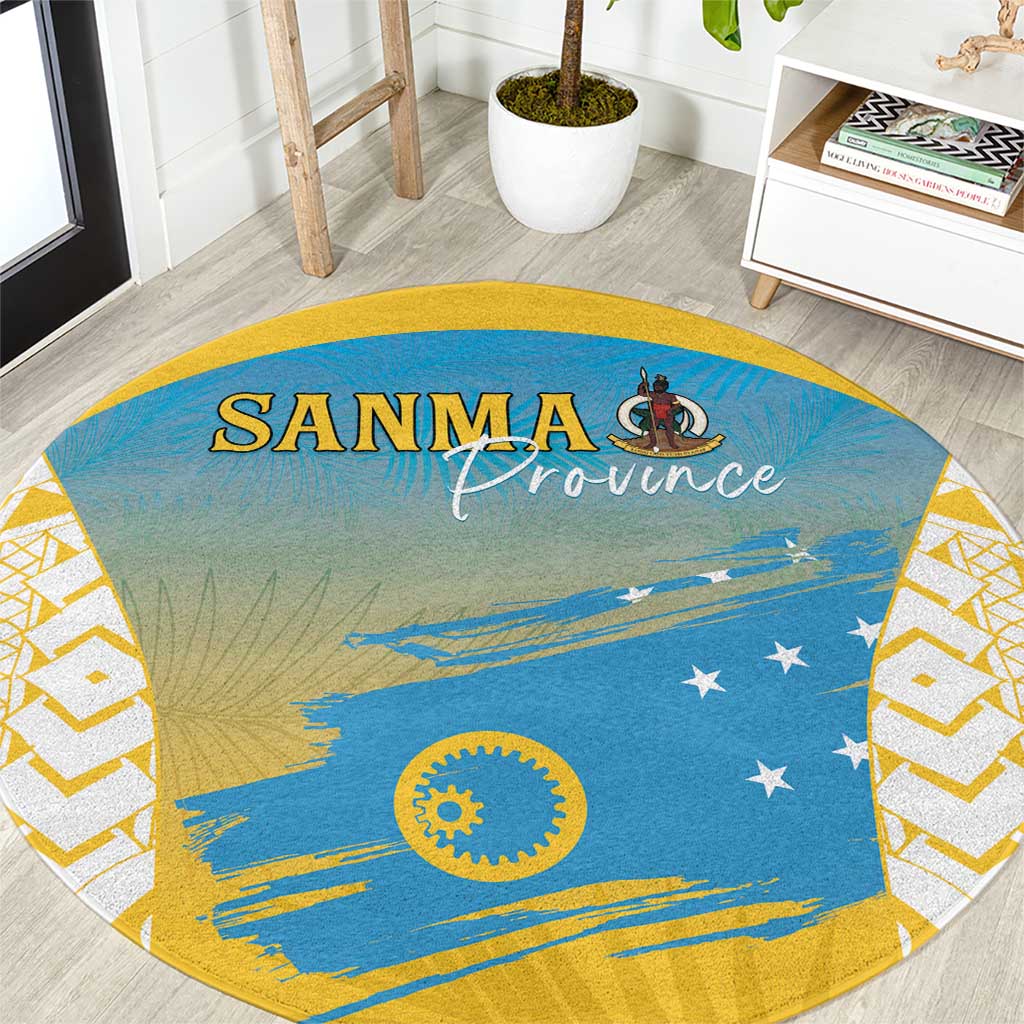 Vanuatu Sanma Day Round Carpet Special Style - Polynesian Pride