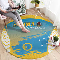 Vanuatu Sanma Day Round Carpet Special Style - Polynesian Pride