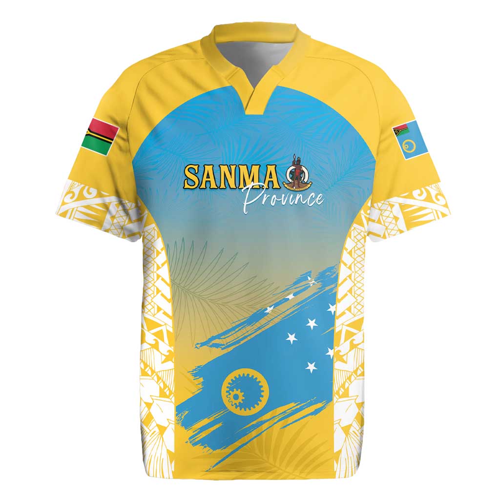 Personalised Vanuatu Sanma Day Rugby Jersey Special Style - Polynesian Pride