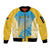 Personalised Vanuatu Sanma Day Sleeve Zip Bomber Jacket Special Style - Polynesian Pride