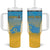 Personalised Vanuatu Sanma Day Tumbler With Handle Special Style - Polynesian Pride