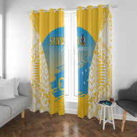 Vanuatu Sanma Day Window Curtain Special Style - Polynesian Pride