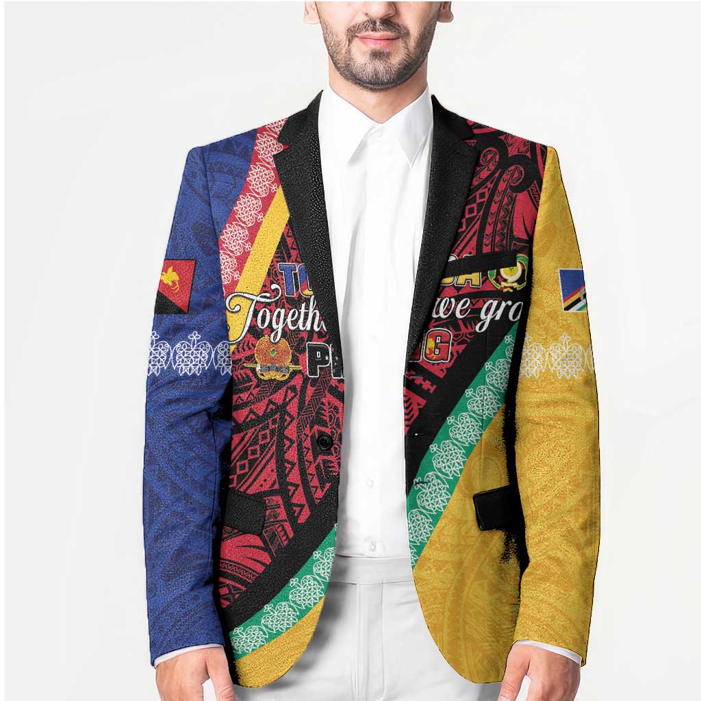 Love Torba PNG Day Blazer Together We Grow - Polynesian Pride