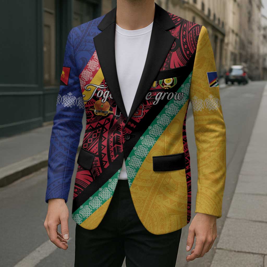 Love Torba PNG Day Blazer Together We Grow - Polynesian Pride