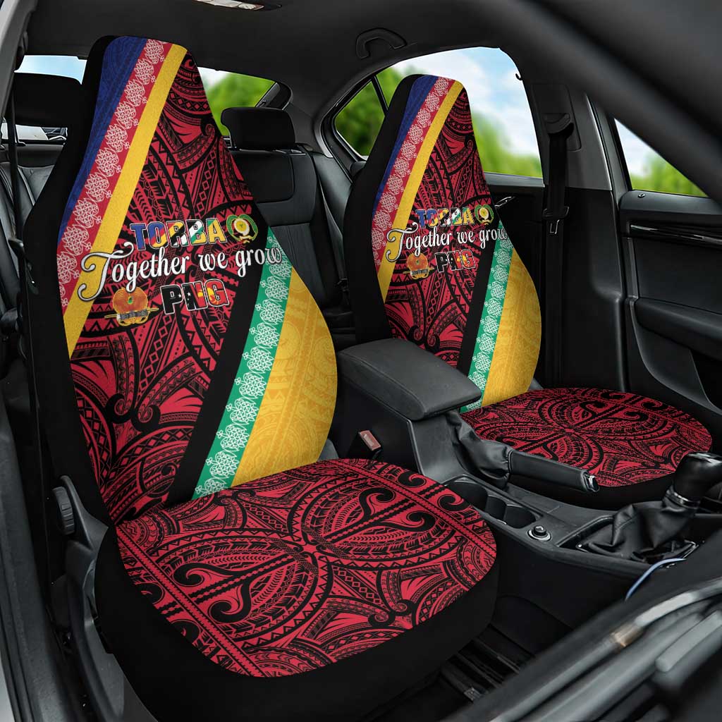 Love Torba PNG Day Car Seat Cover Together We Grow - Polynesian Pride