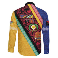 Love Torba PNG Day Family Matching Puletasi and Hawaiian Shirt Together We Grow - Polynesian Pride