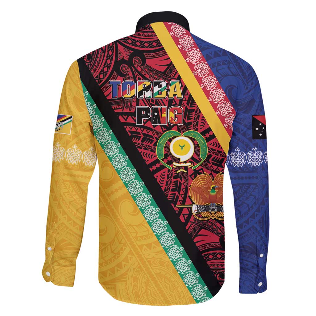 Love Torba PNG Day Family Matching Short Sleeve Bodycon Dress and Hawaiian Shirt Together We Grow - Polynesian Pride