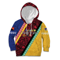 Love Torba PNG Day Kid Hoodie Together We Grow LT05 Hoodie Colorful - Polynesian Pride
