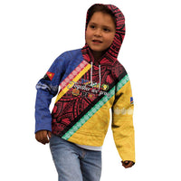 Love Torba PNG Day Kid Hoodie Together We Grow LT05 - Polynesian Pride
