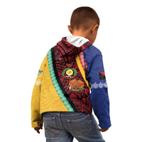 Love Torba PNG Day Kid Hoodie Together We Grow LT05 - Polynesian Pride