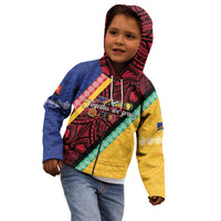 Love Torba PNG Day Kid Hoodie Together We Grow LT05 - Polynesian Pride