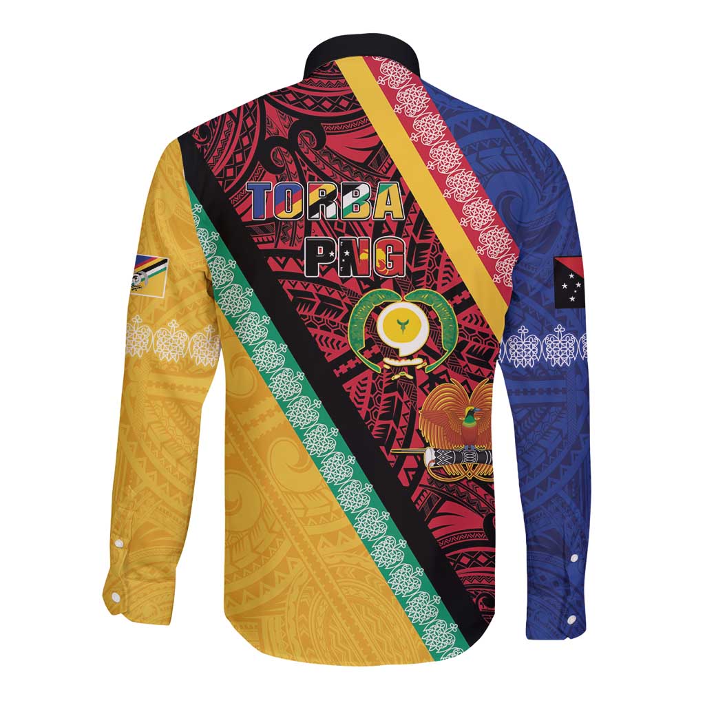 Love Torba PNG Day Long Sleeve Button Shirt Together We Grow LT05 - Polynesian Pride