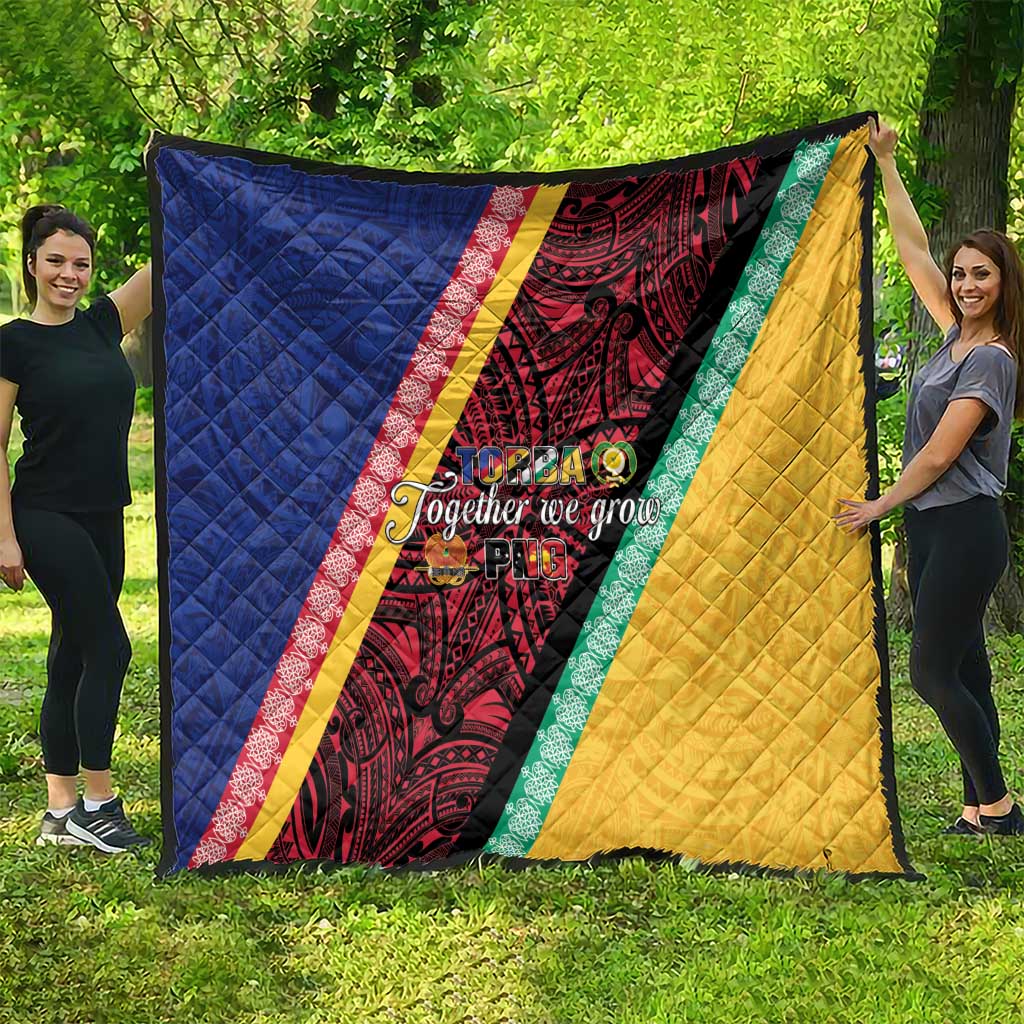 Love Torba PNG Day Quilt Together We Grow - Polynesian Pride