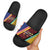 Love Torba PNG Day Slide Sandals Together We Grow - Polynesian Pride