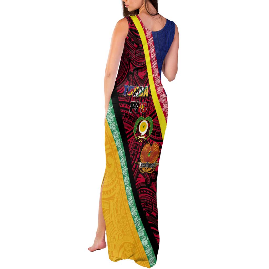 Love Torba PNG Day Tank Maxi Dress Together We Grow - Polynesian Pride