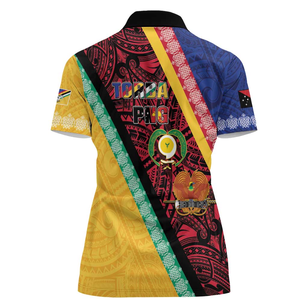 Love Torba PNG Day Women Polo Shirt Together We Grow - Polynesian Pride