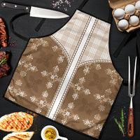 Beige Hawaii Paniolo Quilt Motif Apron LT05 Beige - Polynesian Pride