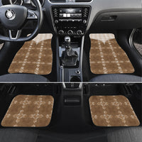 Beige Hawaii Paniolo Quilt Motif Car Mats LT05 Set 4pcs Beige - Polynesian Pride