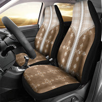 Beige Hawaii Paniolo Quilt Motif Car Seat Cover LT05 - Polynesian Pride