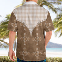Beige Hawaii Paniolo Quilt Motif Hawaiian Shirt LT05 - Polynesian Pride
