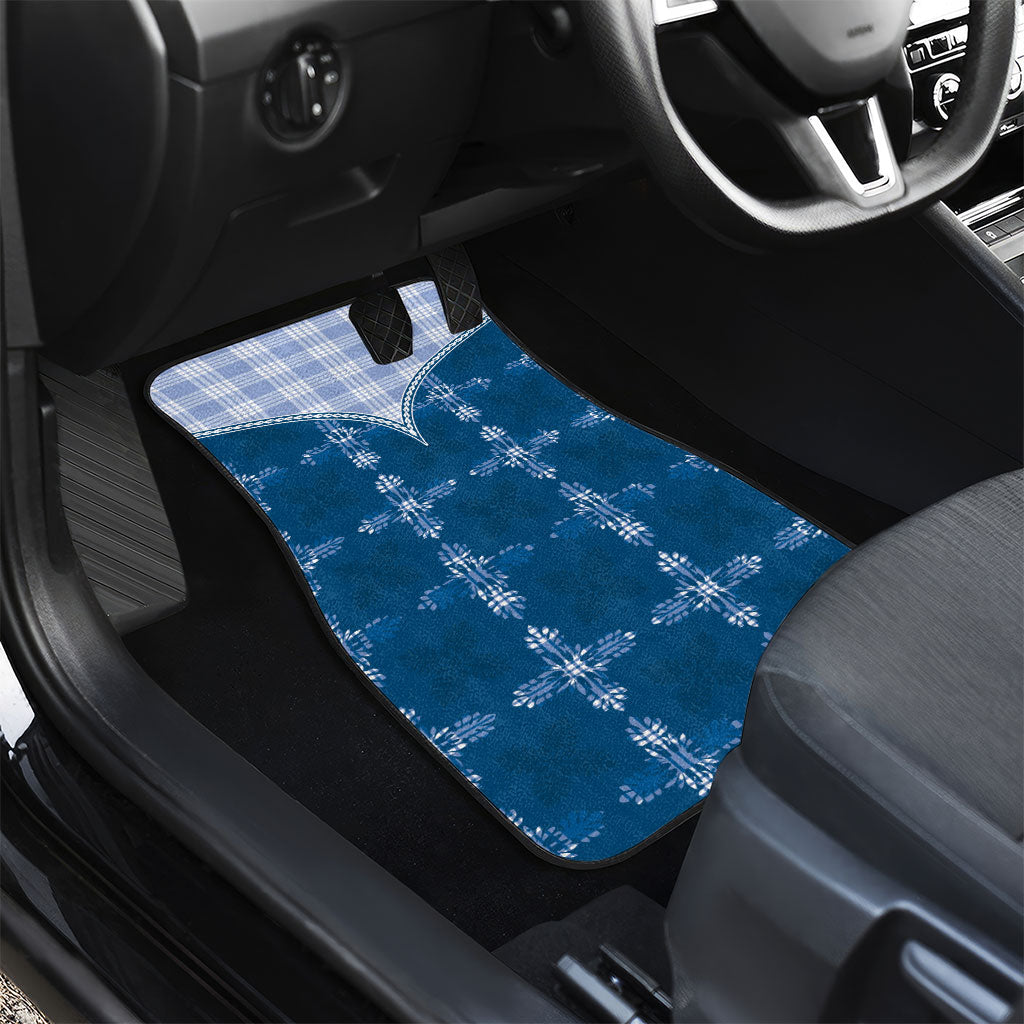 Blue Hawaii Paniolo Quilt Motif Car Mats LT05 - Polynesian Pride