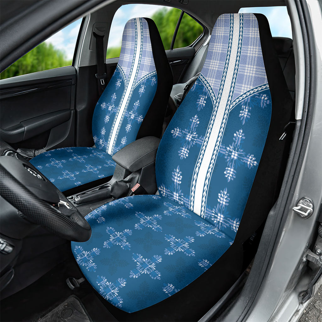 Blue Hawaii Paniolo Quilt Motif Car Seat Cover LT05 - Polynesian Pride