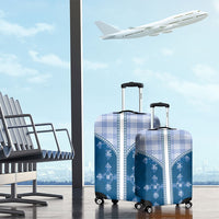 Blue Hawaii Paniolo Quilt Motif Luggage Cover LT05 - Polynesian Pride