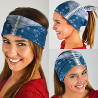 Blue Hawaii Paniolo Quilt Motif Neck Gaiter LT05 - Polynesian Pride