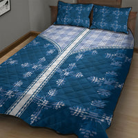 Blue Hawaii Paniolo Quilt Motif Quilt Bed Set LT05 - Polynesian Pride