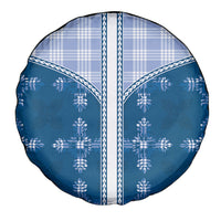 Blue Hawaii Paniolo Quilt Motif Spare Tire Cover LT05 - Polynesian Pride