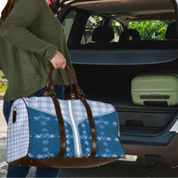 Blue Hawaii Paniolo Quilt Motif Travel Bag LT05 - Polynesian Pride