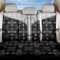 Black Hawaii Paniolo Quilt Motif Back Car Seat Cover LT05 One Size Black - Polynesian Pride