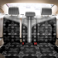 Black Hawaii Paniolo Quilt Motif Back Car Seat Cover LT05 - Polynesian Pride