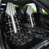 Black Hawaii Paniolo Quilt Motif Car Seat Cover LT05 One Size Black - Polynesian Pride
