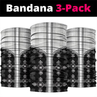 Black Hawaii Paniolo Quilt Motif Neck Gaiter LT05 package One Size: 25*50cm Black - Polynesian Pride