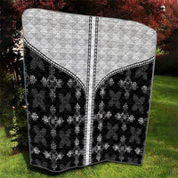 Black Hawaii Paniolo Quilt Motif Quilt LT05 - Polynesian Pride