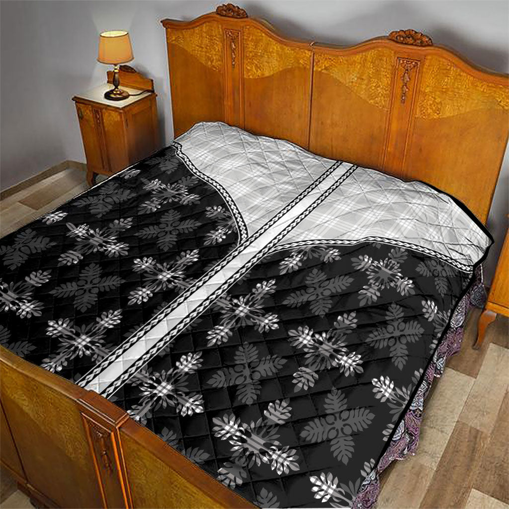 Black Hawaii Paniolo Quilt Motif Quilt LT05 - Polynesian Pride