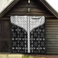 Black Hawaii Paniolo Quilt Motif Quilt LT05 - Polynesian Pride