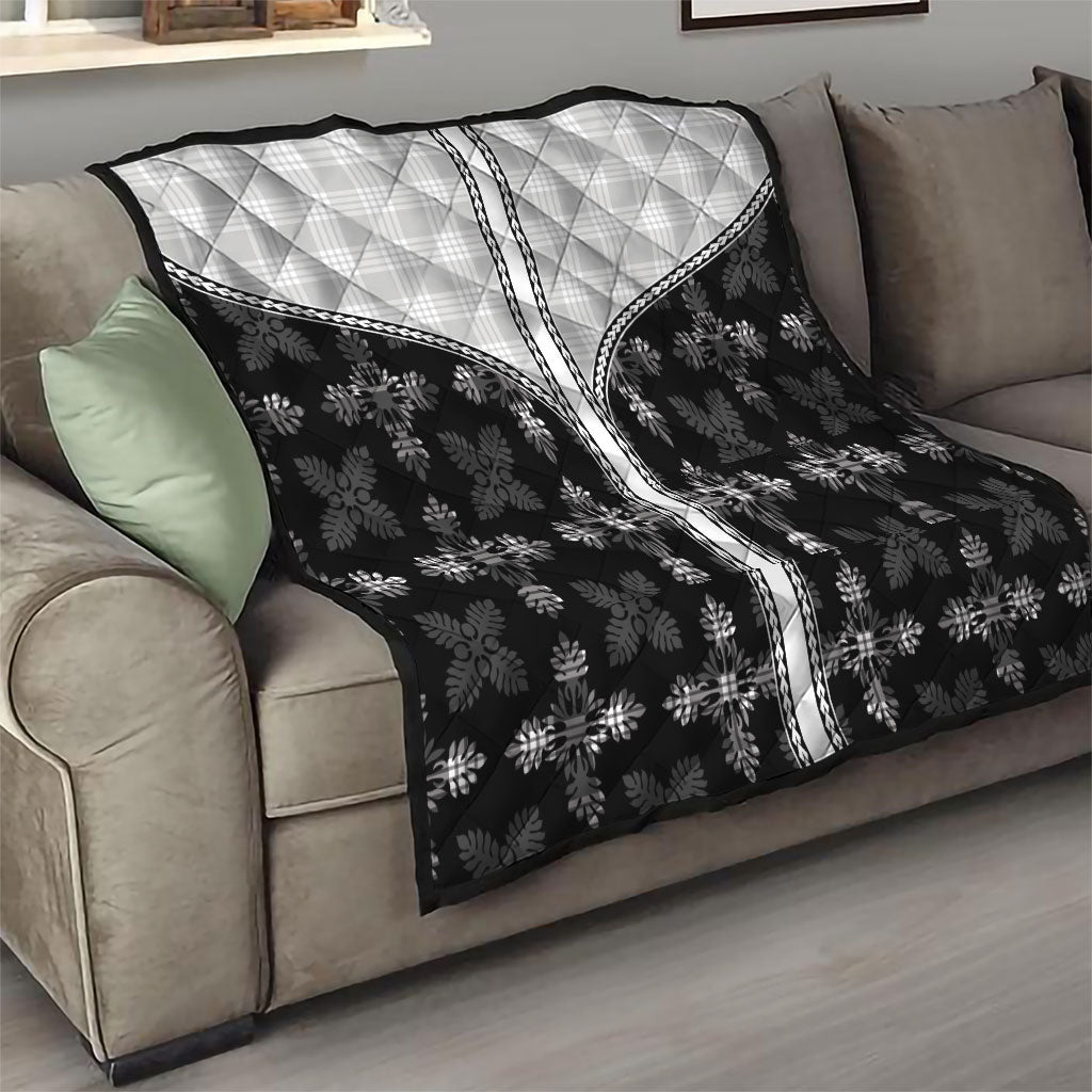 Black Hawaii Paniolo Quilt Motif Quilt LT05 - Polynesian Pride