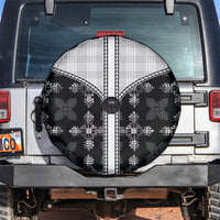Black Hawaii Paniolo Quilt Motif Spare Tire Cover LT05 Black - Polynesian Pride